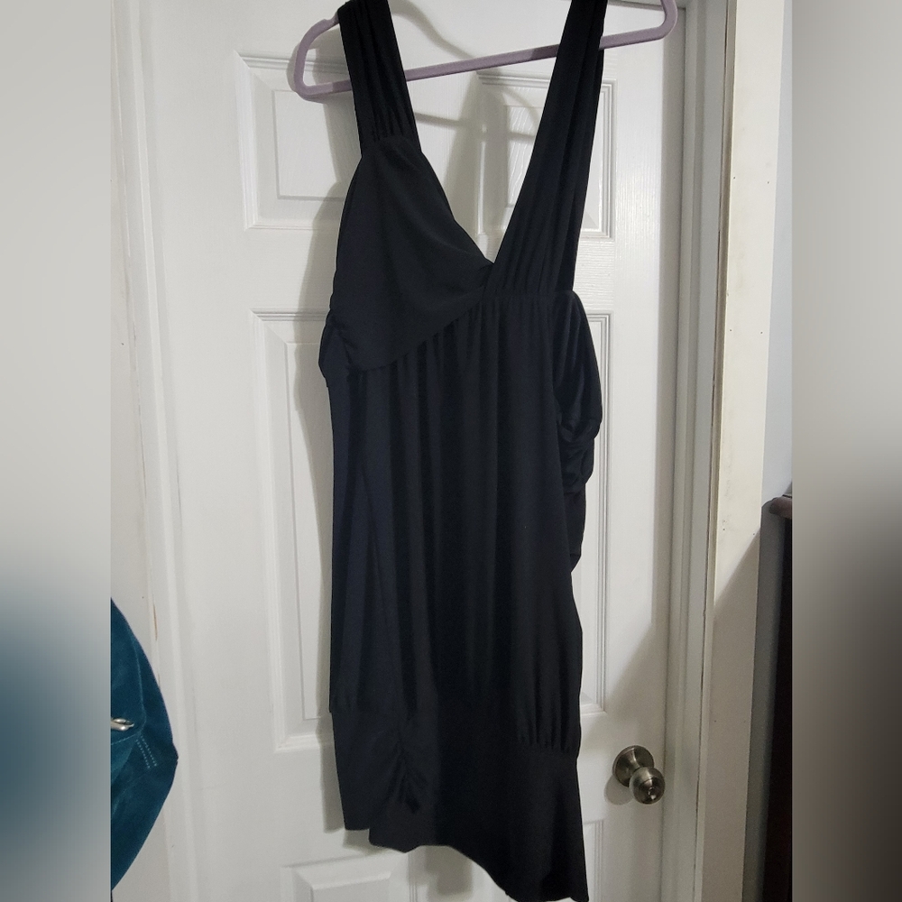 Elegant Black Halter Dress